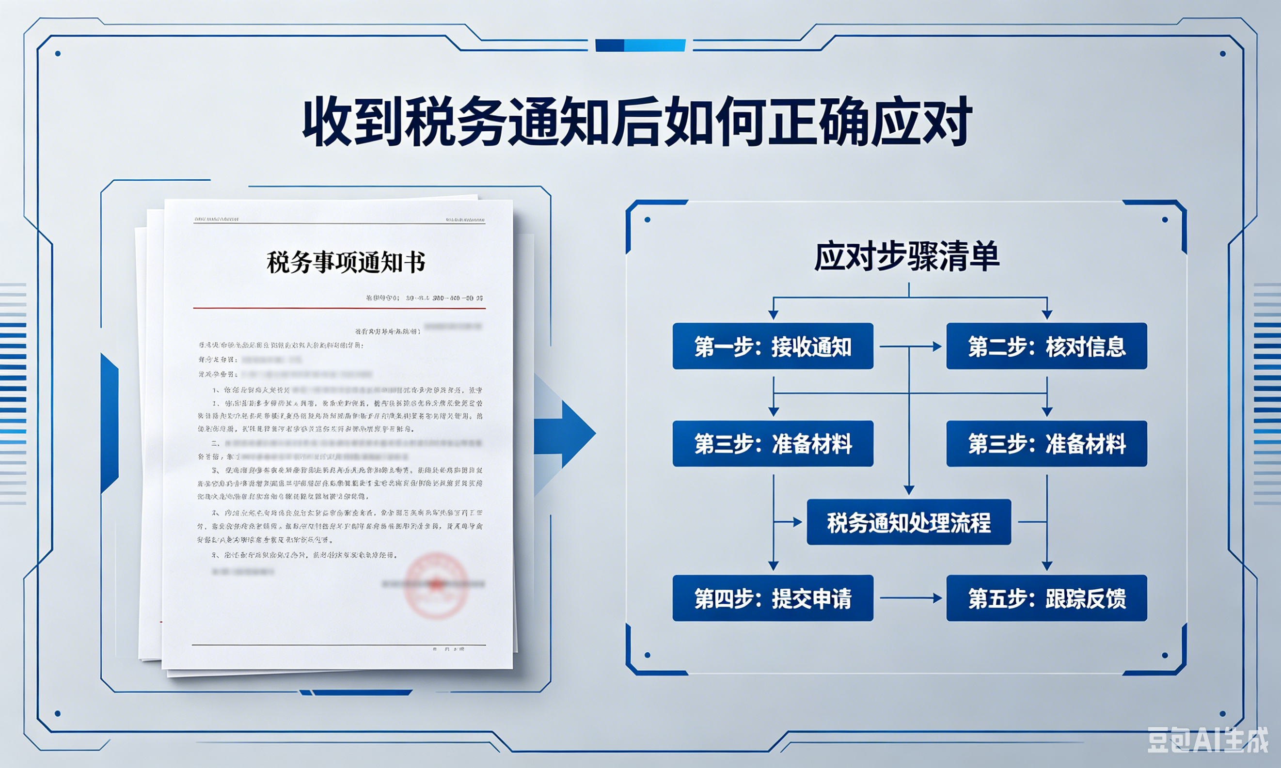 收到税务通知后应先处理什么？